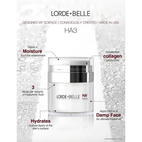 Lorde + Belle HA3 Serum Full Size - Picture 3 of 8